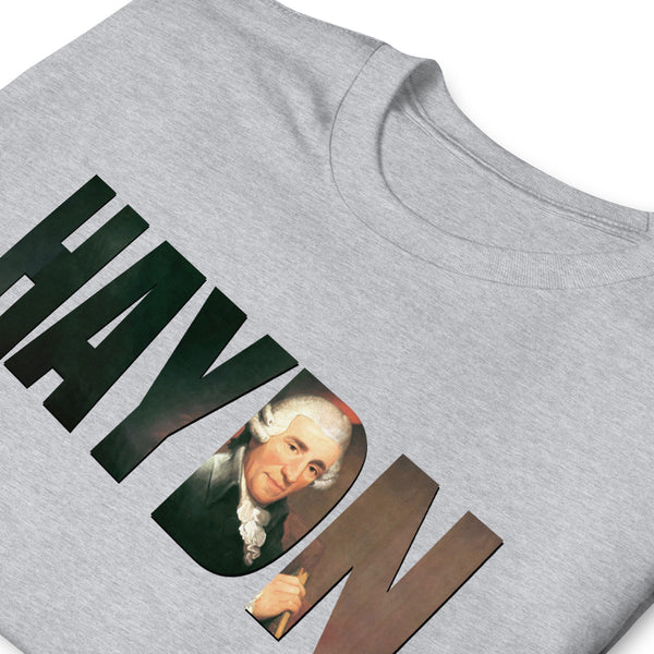 Haydn - Large Text Cutout Portrait - Short-Sleeve T-Shirt