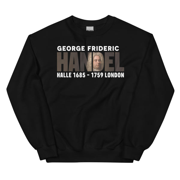 Handel - Large Text Cutout Portrait - Sweatshirt