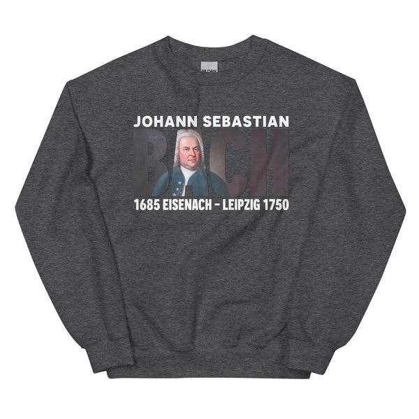 Bach - Large Text Cutout Portrait - Sweatshirt