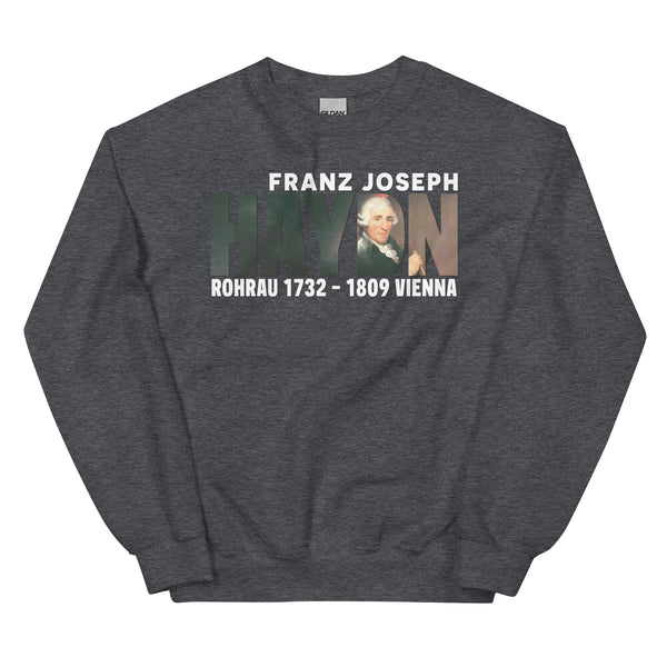 Haydn - Large Text Cutout Portrait - Sweatshirt