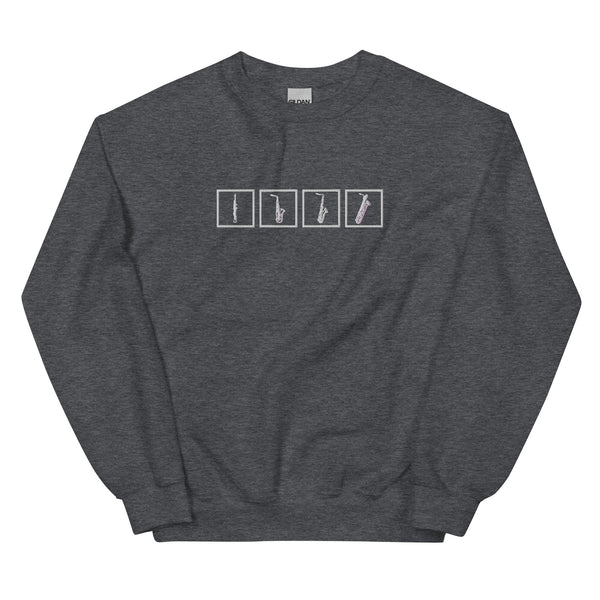 Saxophone Quartet - Embroidered Sweatshirt