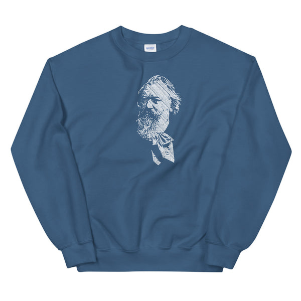 Johannes Brahms - Tiny Text Portrait - Sweatshirt
