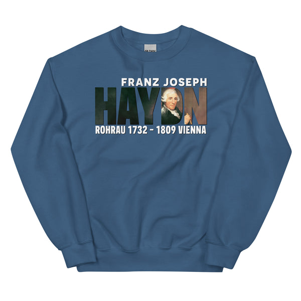 Haydn - Large Text Cutout Portrait - Sweatshirt