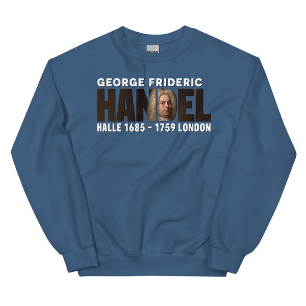 Handel - Large Text Cutout Portrait - Sweatshirt