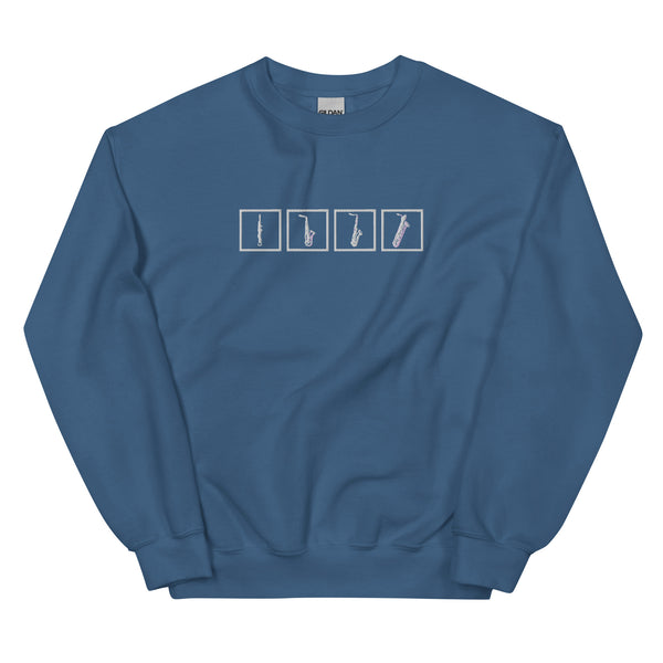 Saxophone Quartet - Embroidered Sweatshirt