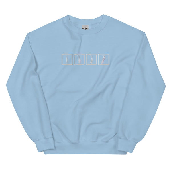 Saxophone Quartet - Embroidered Sweatshirt