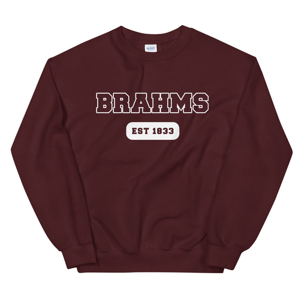 Brahms - College Style - Unisex Sweatshirt