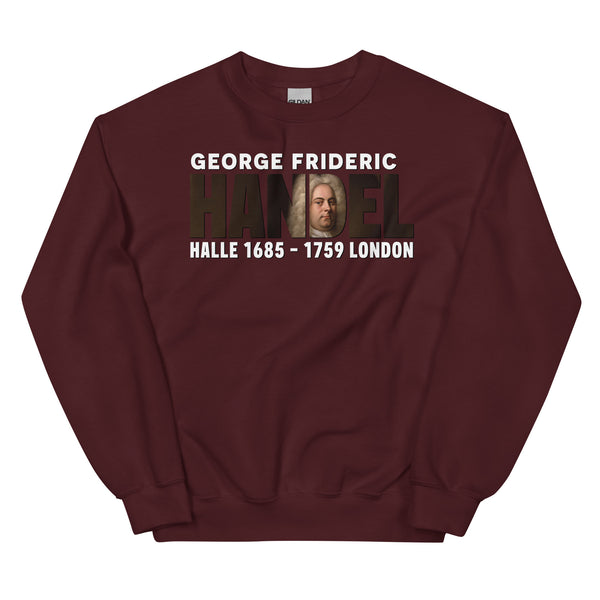 Handel - Large Text Cutout Portrait - Sweatshirt