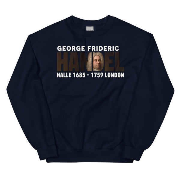 Handel - Large Text Cutout Portrait - Sweatshirt