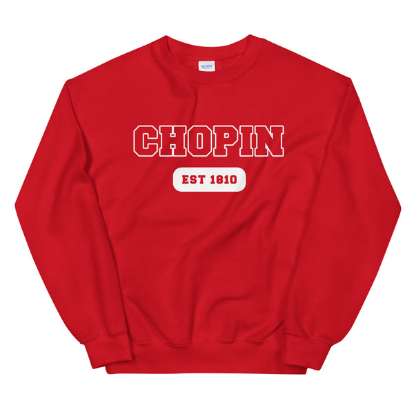 Chopin - College Style - Unisex Sweatshirt