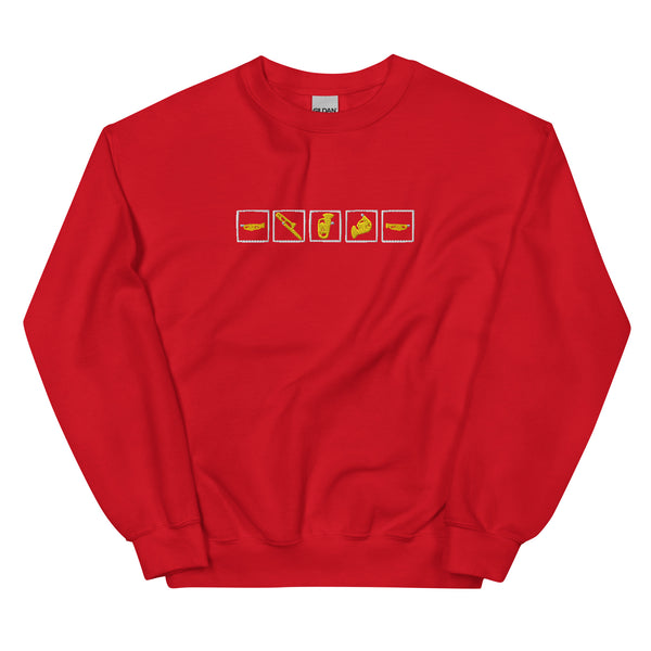 Brass Quintet Silhouettes - Embroidered Sweatshirt