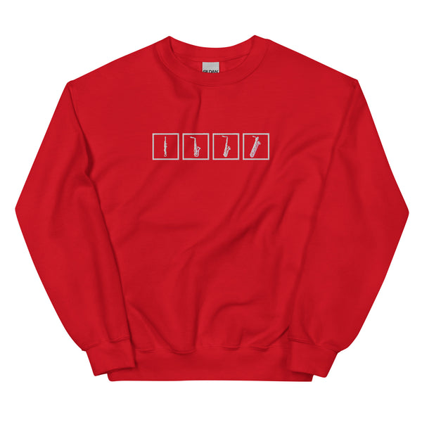 Saxophone Quartet - Embroidered Sweatshirt