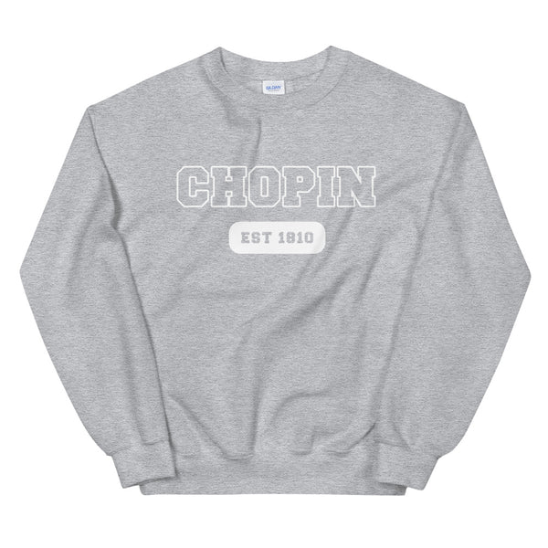 Chopin - College Style - Unisex Sweatshirt