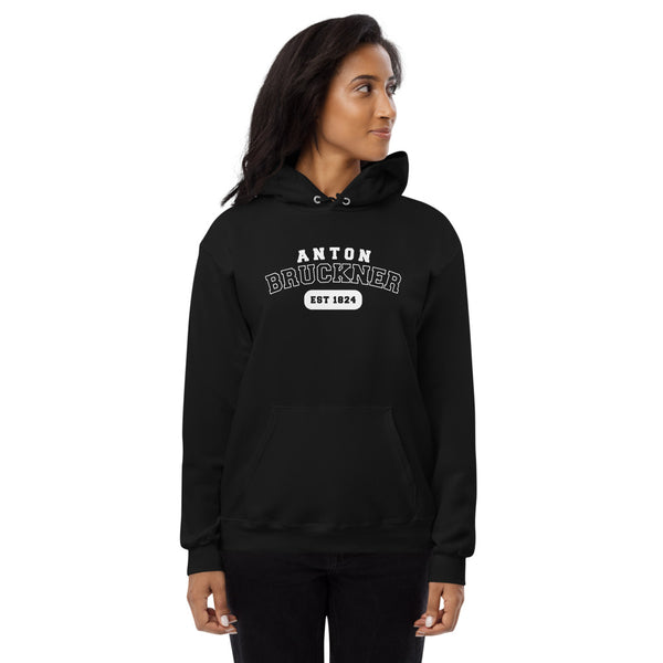 Anton Bruckner - US College Style Fleece Hoodie