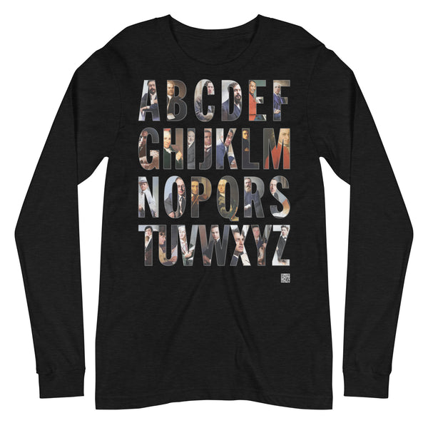 Composer Alphabet - Long Sleeve Tee