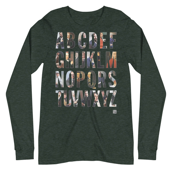 Composer Alphabet - Long Sleeve Tee