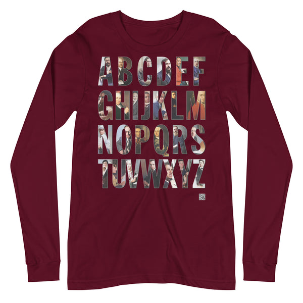 Composer Alphabet - Long Sleeve Tee
