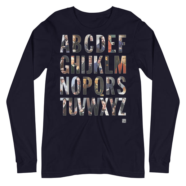Composer Alphabet - Long Sleeve Tee