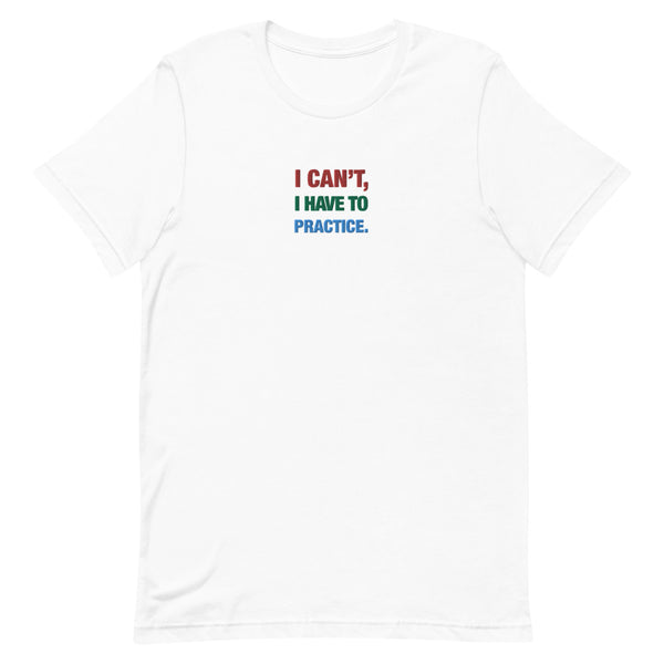 icantihavetopractice - Embroidered Short-Sleeve Unisex T-Shirt