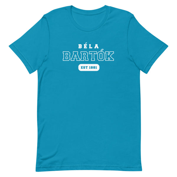 Béla Bartók - US College Style Unisex Short Sleeve T-shirt
