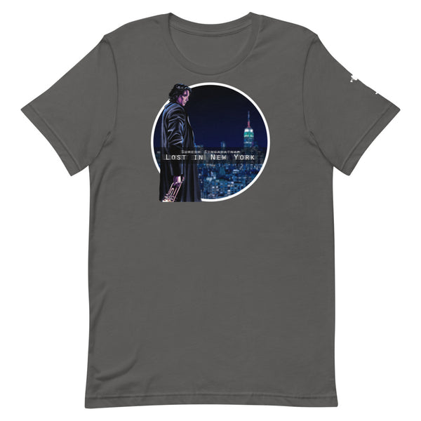 Lost in New York - Tray Back Artwork - Short-Sleeve Unisex T-Shirt