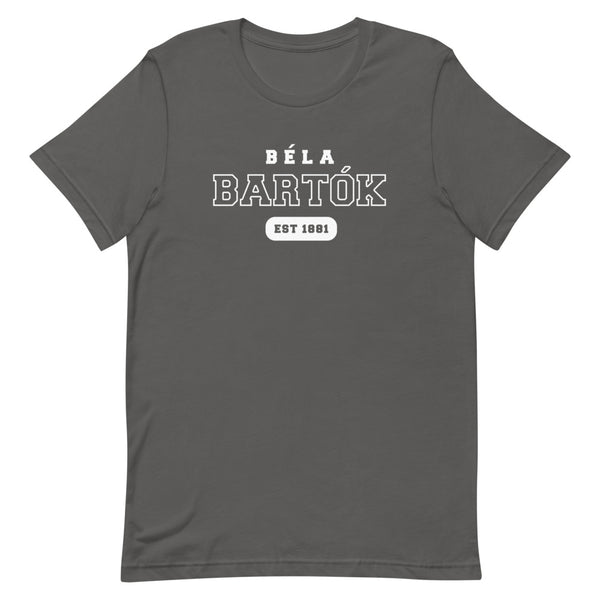 Béla Bartók - US College Style Unisex Short Sleeve T-shirt