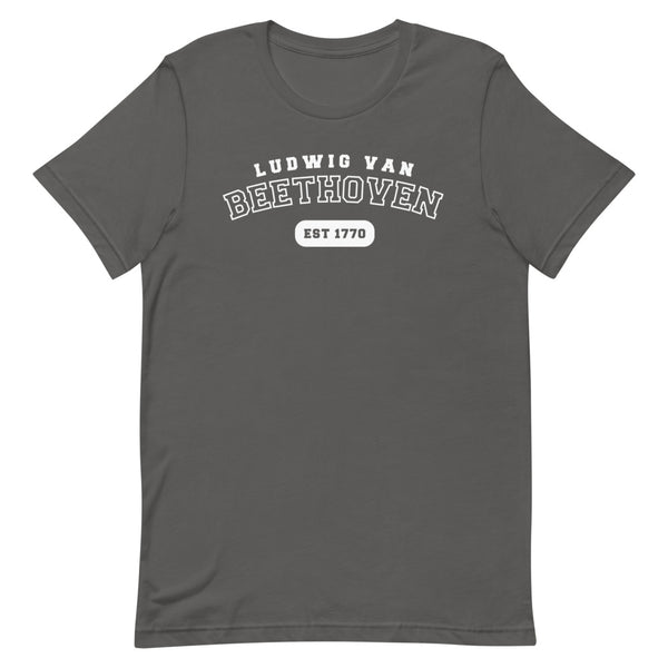 Ludwig van Beethoven - US College Style Unisex Short Sleeve T-shirt