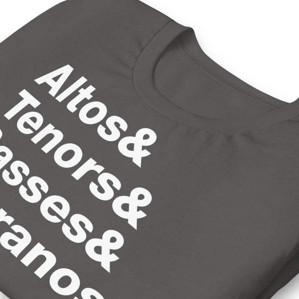 Altos & Tenors & Basses & Sopranos - Short-Sleeve T-Shirt