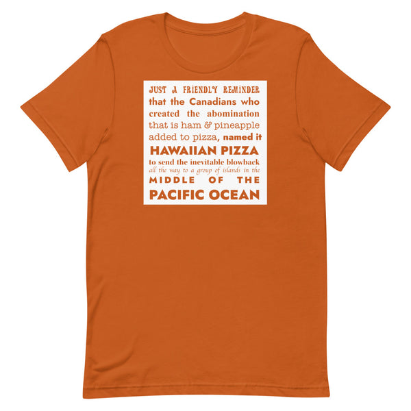 Hawaiian Pizza - Short-Sleeve Unisex T-Shirt