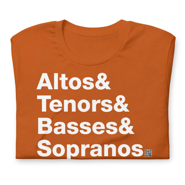 Altos & Tenors & Basses & Sopranos - Short-Sleeve T-Shirt