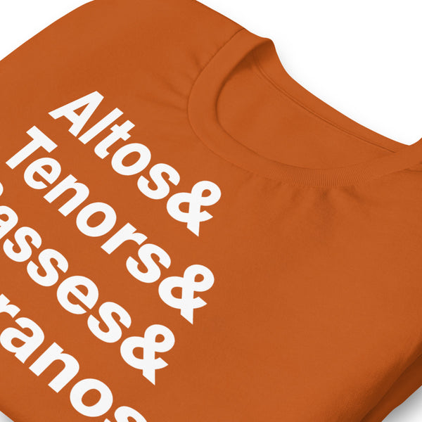 Altos & Tenors & Basses & Sopranos - Short-Sleeve T-Shirt
