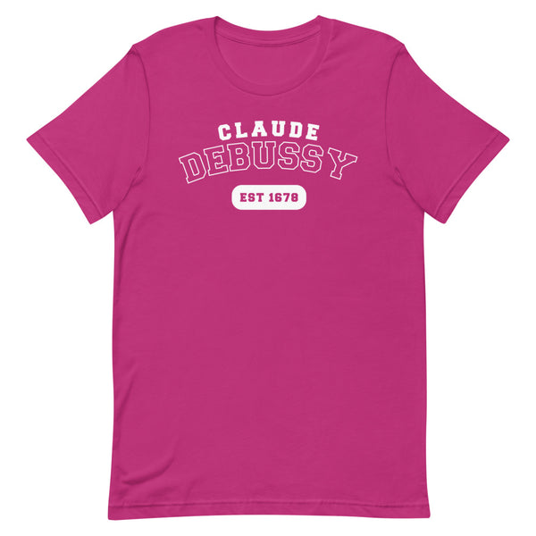 Claude Debussy - US College Style Unisex Short Sleeve T-shirt