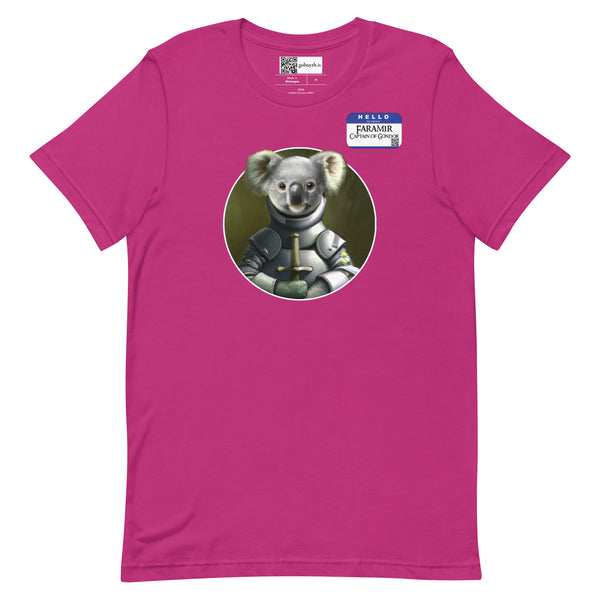 A Chance for Faramir, Captain of Gondor to show his Koala Tee - Short-Sleeve Unisex T-Shirt