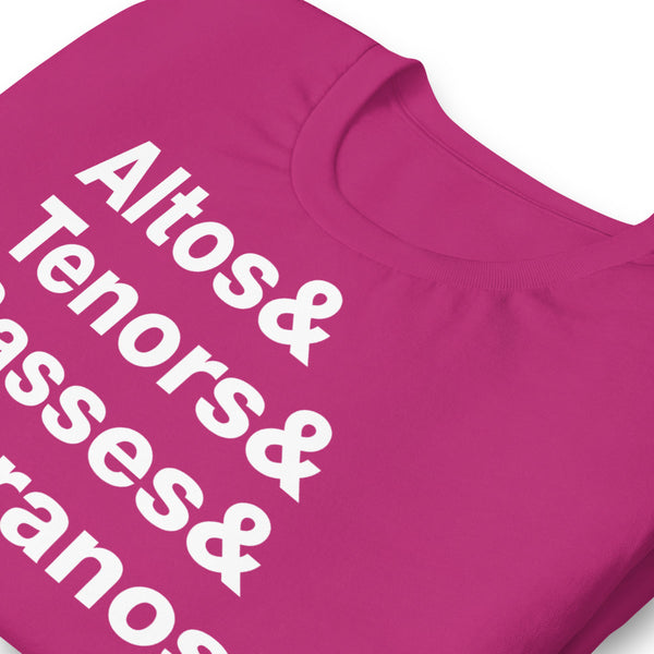 Altos & Tenors & Basses & Sopranos - Short-Sleeve T-Shirt