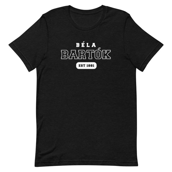 Béla Bartók - US College Style Unisex Short Sleeve T-shirt