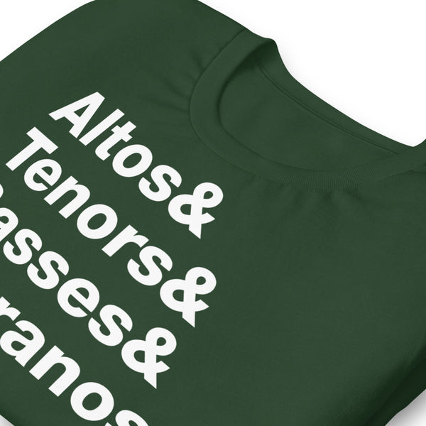 Altos & Tenors & Basses & Sopranos - Short-Sleeve T-Shirt