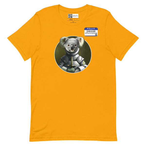 A Chance for Faramir, Captain of Gondor to show his Koala Tee - Short-Sleeve Unisex T-Shirt