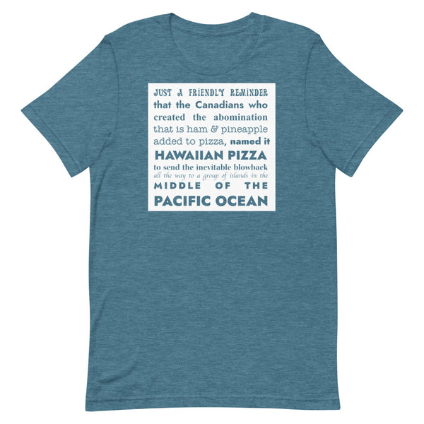 Hawaiian Pizza - Short-Sleeve Unisex T-Shirt