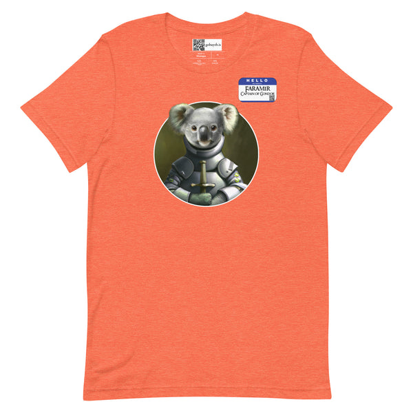 A Chance for Faramir, Captain of Gondor to show his Koala Tee - Short-Sleeve Unisex T-Shirt