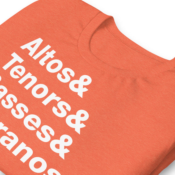 Altos & Tenors & Basses & Sopranos - Short-Sleeve T-Shirt