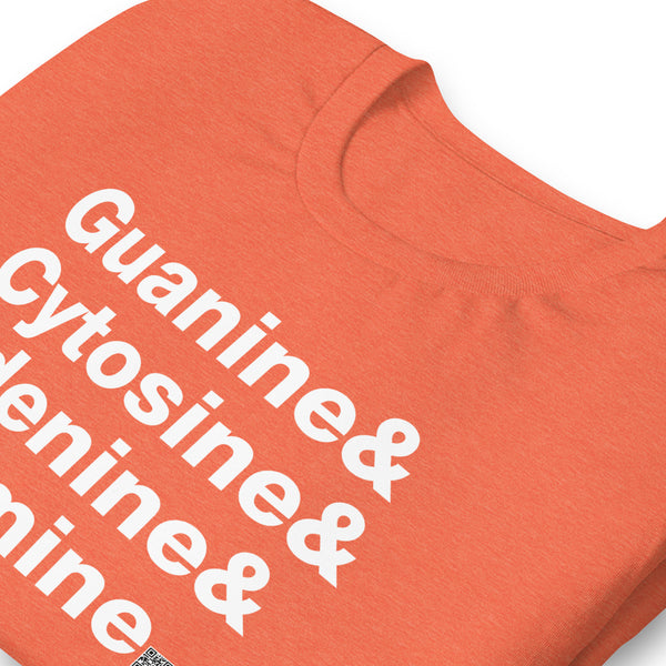 Guanine & Cytosine & Adenine & Thymine - Short-sleeve T-shirt