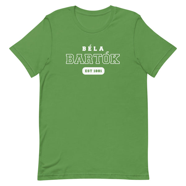 Béla Bartók - US College Style Unisex Short Sleeve T-shirt