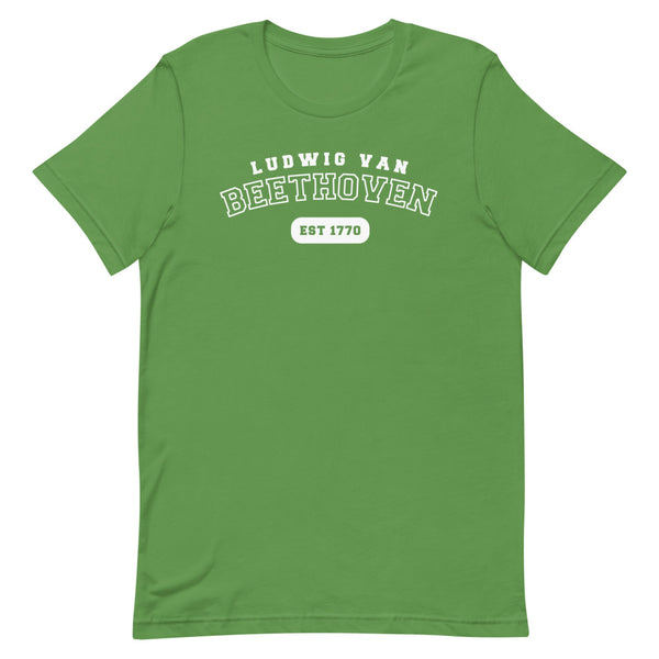 Ludwig van Beethoven - US College Style Unisex Short Sleeve T-shirt