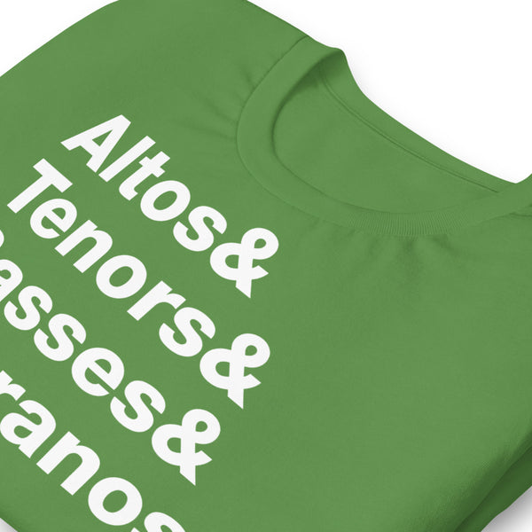 Altos & Tenors & Basses & Sopranos - Short-Sleeve T-Shirt
