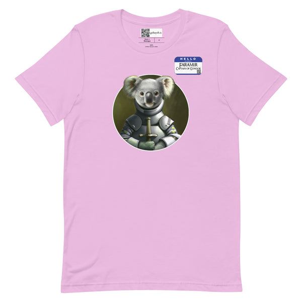 A Chance for Faramir, Captain of Gondor to show his Koala Tee - Short-Sleeve Unisex T-Shirt