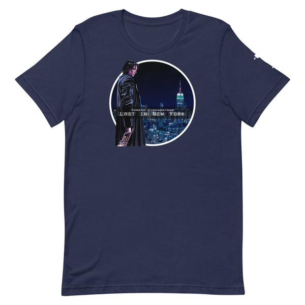 Lost in New York - Tray Back Artwork - Short-Sleeve Unisex T-Shirt