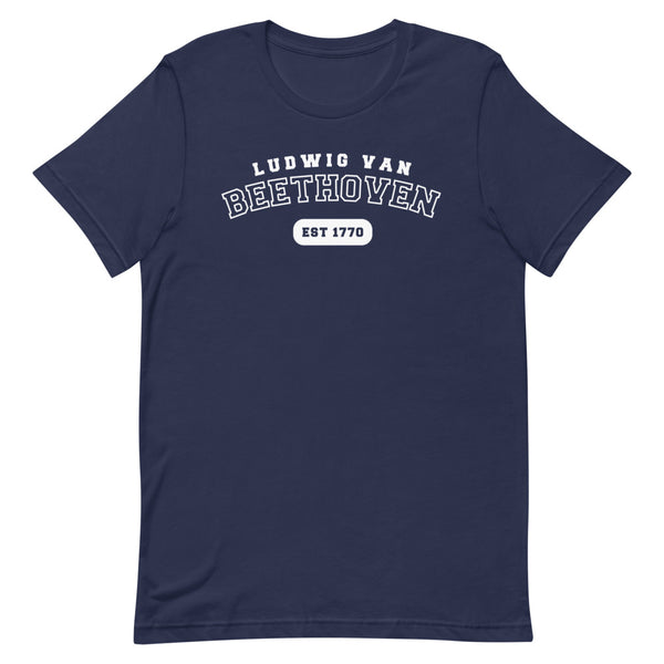 Ludwig van Beethoven - US College Style Unisex Short Sleeve T-shirt