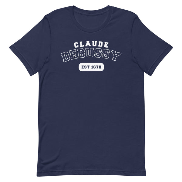 Claude Debussy - US College Style Unisex Short Sleeve T-shirt