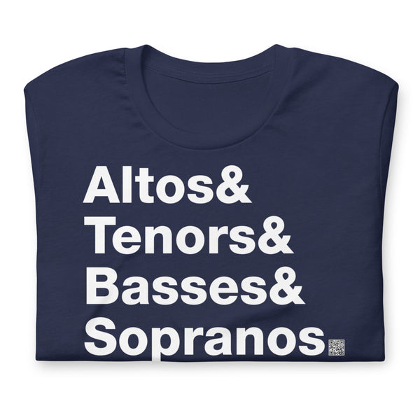 Altos & Tenors & Basses & Sopranos - Short-Sleeve T-Shirt
