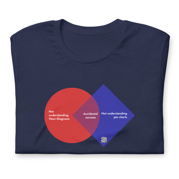 Accidental Success Venn Diagram - Short-sleeve T-shirt